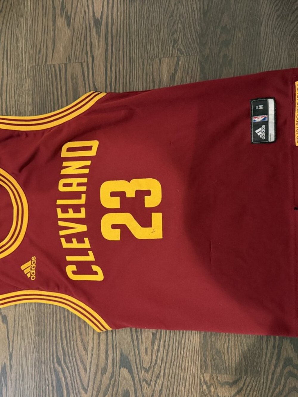 Cleveland Cavaliers LeBron James #23 adidas Jersey Maroon Youth M